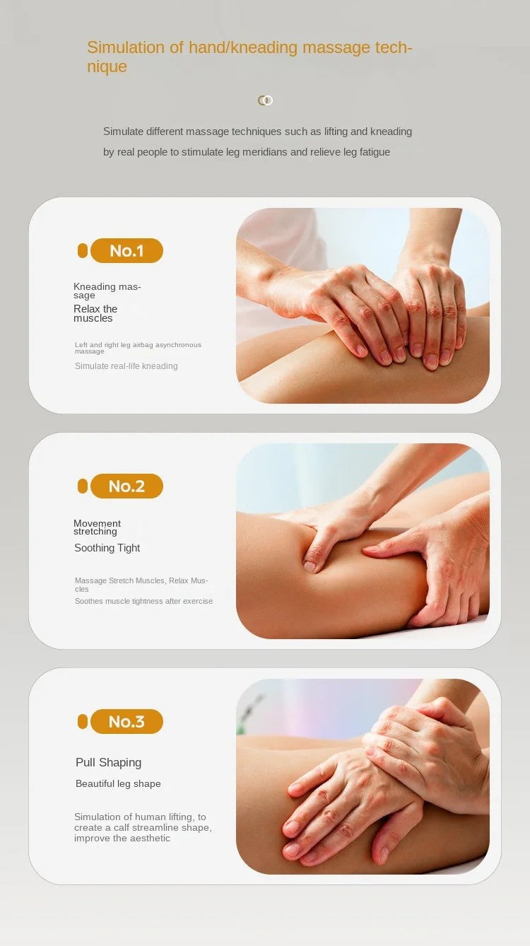 Electric Leg Massager – Pain Relief with Kneading Therapy