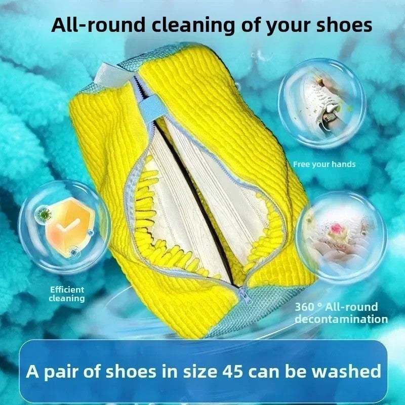 1/2PCS Wash Shoes Bag Padded Net Laundry Shoes Protector