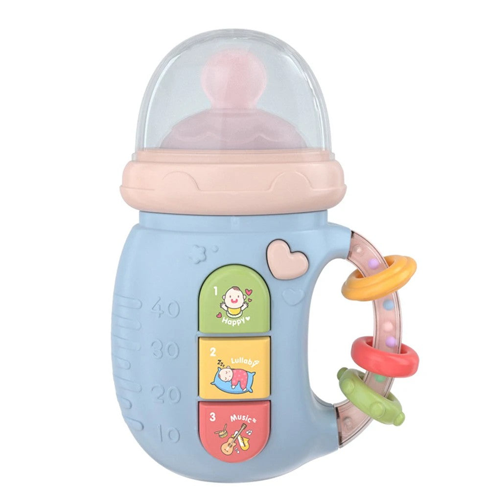 Baby Feeder Musical Feeding Bottle Pacifier Newborn Soft Teether