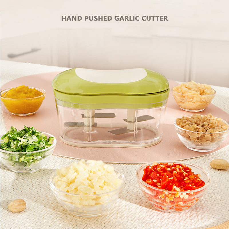 "Manual Vegetable Chopper & Food Processor -