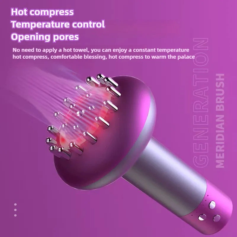 Massager Body Shaping Heating Meridian Scraping brush massager