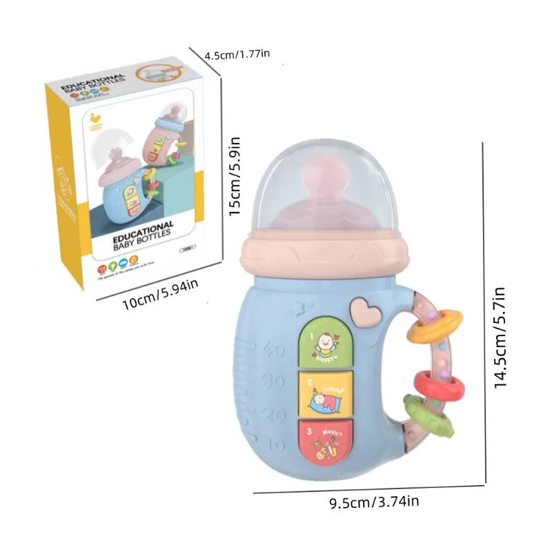 Cute Baby Bottle with Portable Diaper Changing Pad