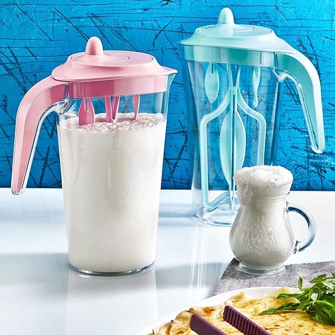 Manual Milk & Lassi Frother–Handheld Cream Whisk&Mixer