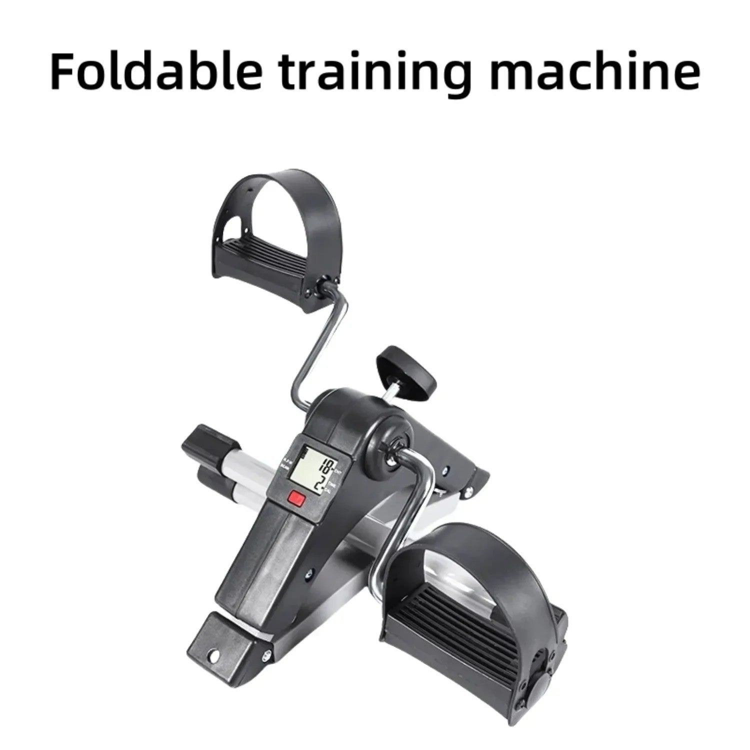 Foldable Mini Cycle Arm And Leg Exercises with digital meter.