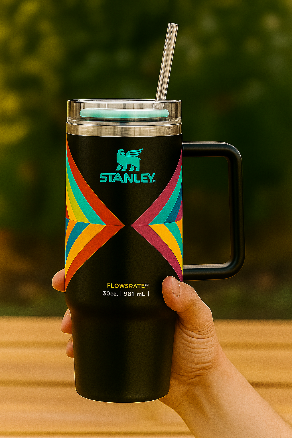 Quencher H2.0 Tumbler 30oz – Stainless Steel, Leak-Proof, Insulated Travel Mug with Handle & Straw