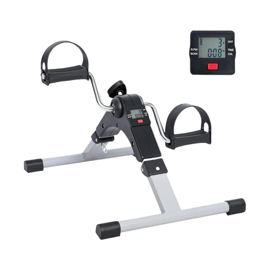 Foldable Mini Cycle Arm And Leg Exercises with digital meter.