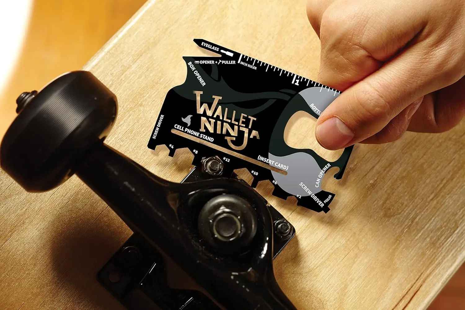 18 in 1 Credit Card Size Multi-Tool for Quick Repairs,