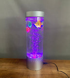 LED Desktop Fish tank Fantasy Fish Lamp Led Bubble Lights Acrylic Toy Fish Decor Water Dancing Tube