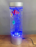 LED Desktop Fish tank Fantasy Fish Lamp Led Bubble Lights Acrylic Toy Fish Decor Water Dancing Tube