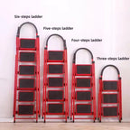 Wholesale DDP 3-step Powerful Portable Foldable Steel Ladder