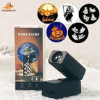 Mini Projection Lamp, Projector Lights with 2 Projection Film.