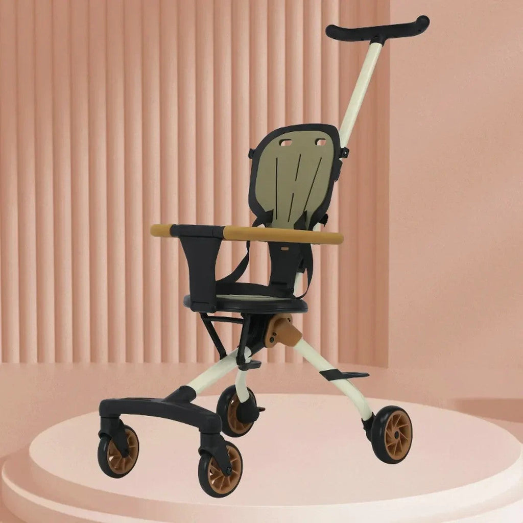 EG6 Two-Way Reversible Stroller, High View Foldable Pram, Sit Recline Pushchair, Multi-Function.