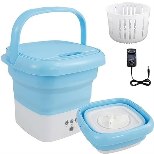 Powerful Mini Foldable Washing Machine with dryer, Huge Capacity