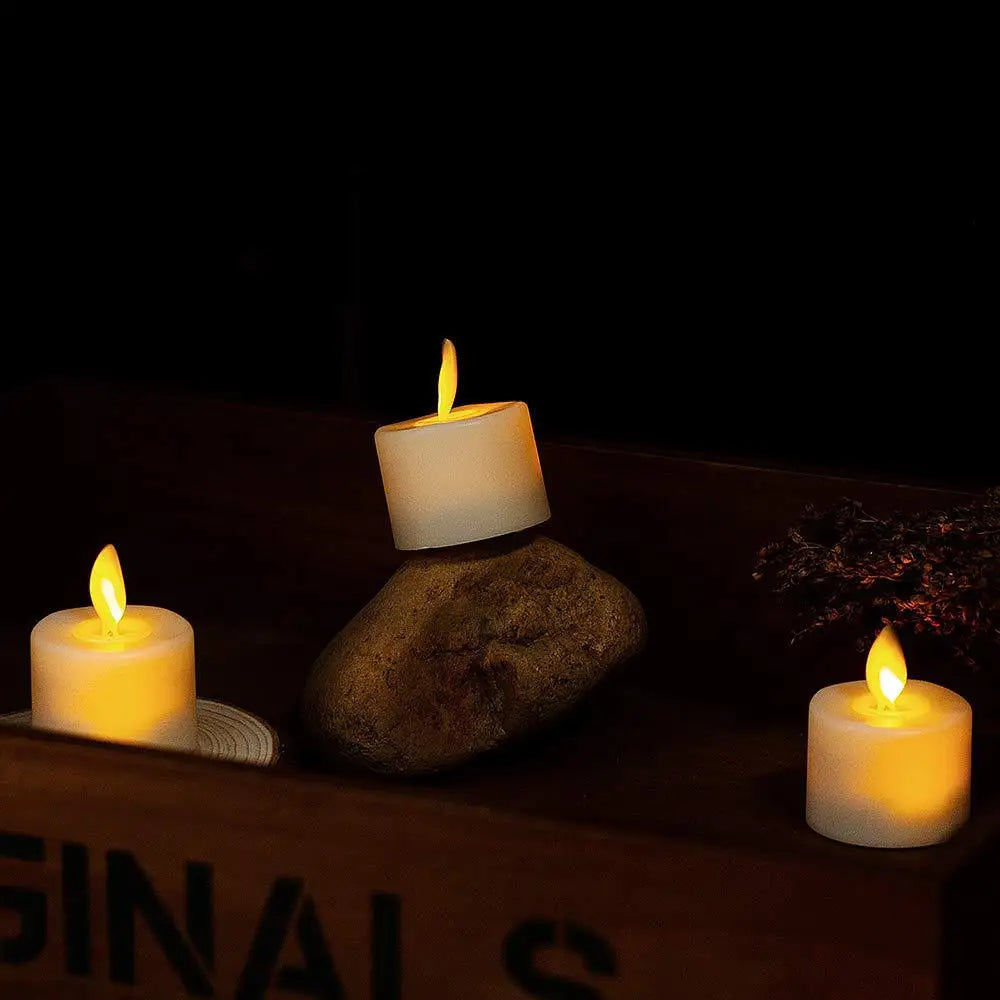 LED Tea Light Flameless Flickering Candles Remote Control