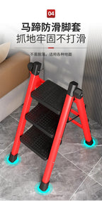 Ladder Folding Retractable Stairs Can Be Climbed Multi-functional Herringbone Ladder