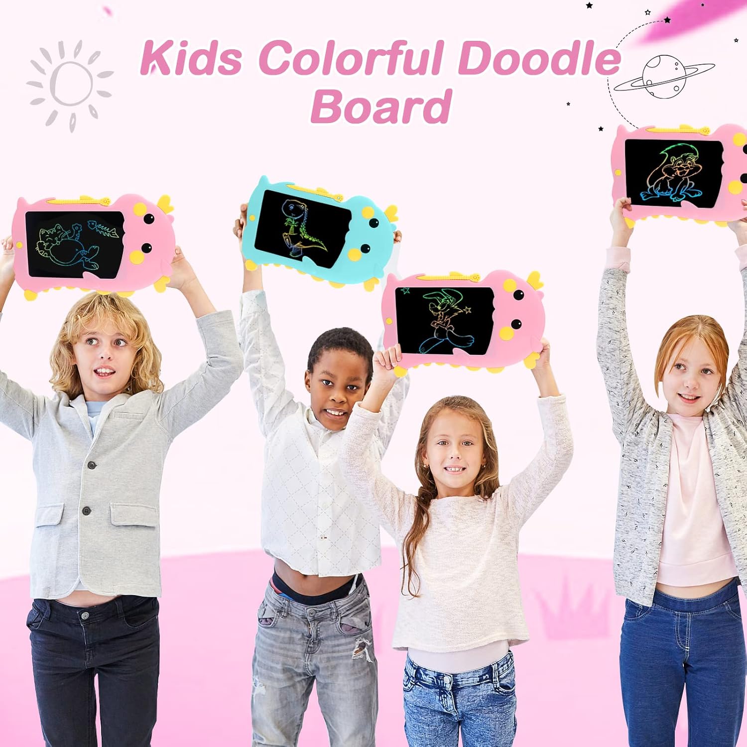 10 inch LCD Writing Tablet for Kids with 2 FREE  tablets