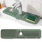 Silicone Faucet Sink Splash Guard Mat ( Random Color )