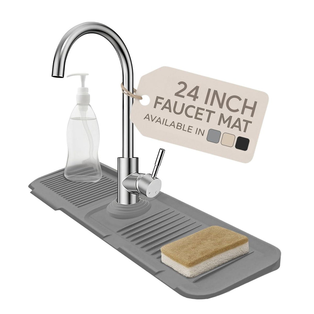 Silicone Faucet Sink Splash Guard Mat ( Random Color )