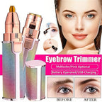 Flawlbss 2-in-1 Rechargeable Eyebrow & Facial Hair Trimmer