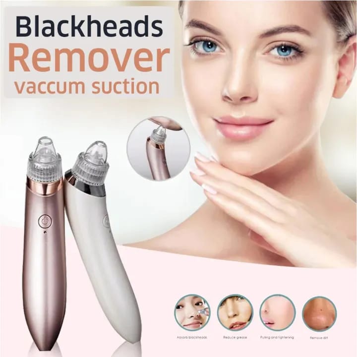 5-in-1 Rechargeable Blackhead Removal Machine – Powerful Pore Cleaner & Vacuum Suction Tool
