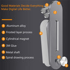 Magnetic Foldable Laptop Side Phone Holder Adjustable Mobile Mount