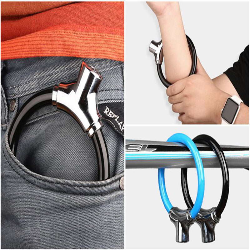 Heavy-Duty Anti-Theft Bike Lock – Durable Steel Cable Bicycle