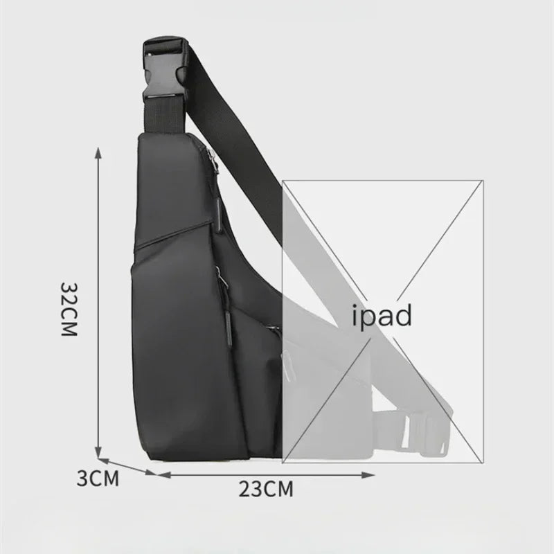 Anti Theft Close Fitting Chest Bag Crossbody Card Wallet Sports bag