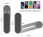 Magnetic Foldable Laptop Side Phone Holder Adjustable Mobile Mount